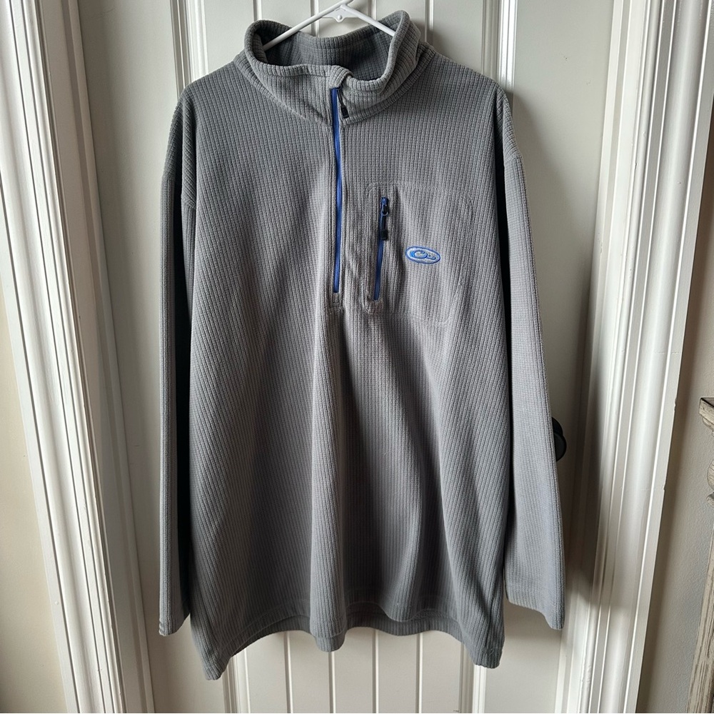 Drake Gray Half-Zip Pullover